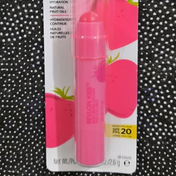 🔵 $ 3.00 Revlon Kiss Lip Balm 025 Fresh Strawberry - Picture 5 of 5